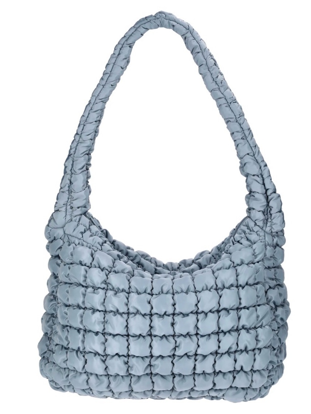 No Boundaries Hobo Bag in Platinum Gray